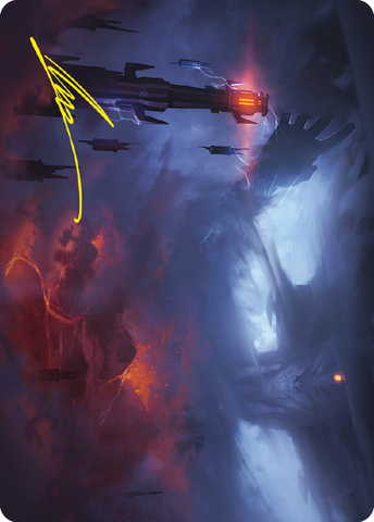 {A} Shadow of the Enemy Art Card (Gold-Stamped Signature) [The Lord of the Rings: Tales of Middle-earth Art Series][GS ALTR 008]