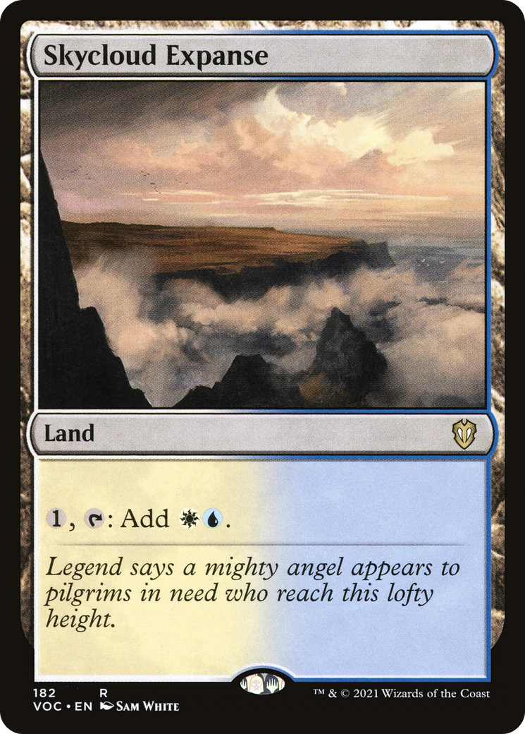 {R} Skycloud Expanse [Innistrad: Crimson Vow Commander][VOC 182]