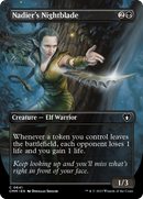 {C} Nadier's Nightblade (Borderless Alternate Art) [Commander Masters][CMM 641]