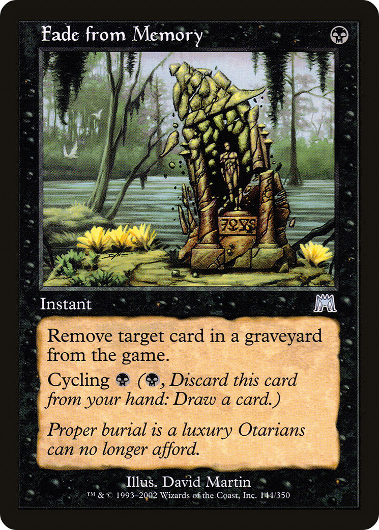{C} Fade from Memory [Onslaught][ONS 144]