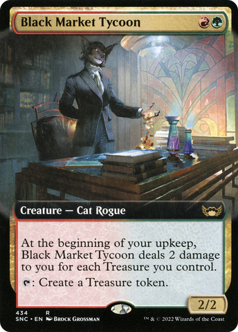 {R} Black Market Tycoon (Extended Art) [Streets of New Capenna][SNC 434]