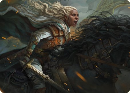{A} Eowyn, Fearless Knight Art Card [The Lord of the Rings: Tales of Middle-earth Art Series][ALTR 015]