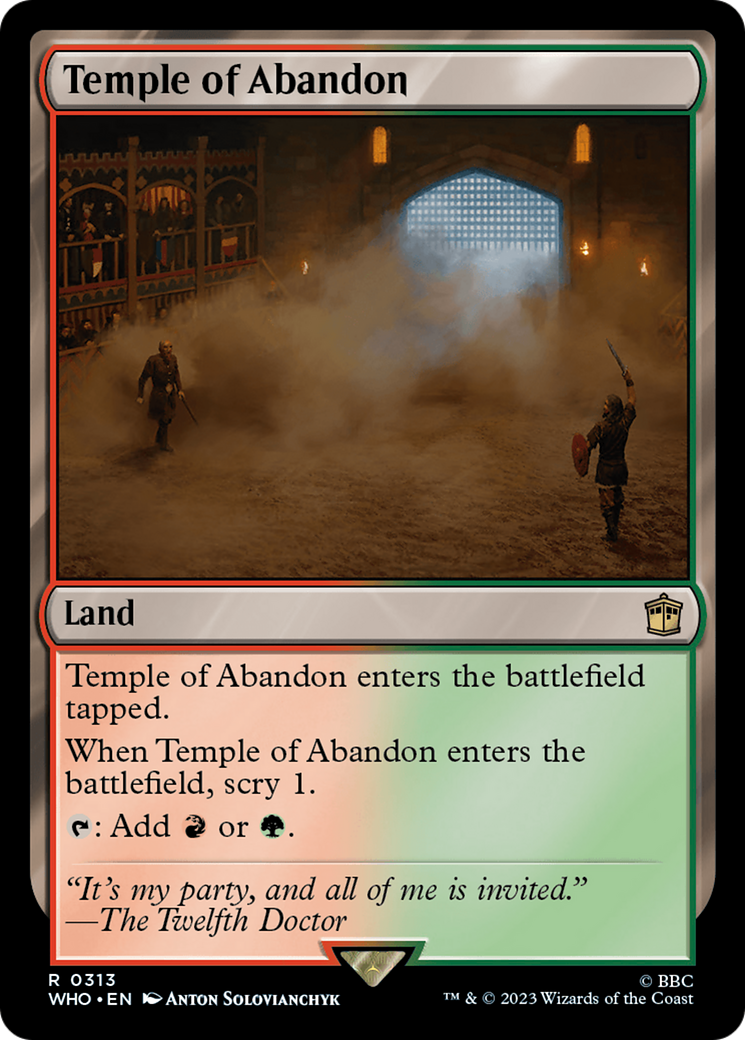 {R} Temple of Abandon [Doctor Who][WHO 313]