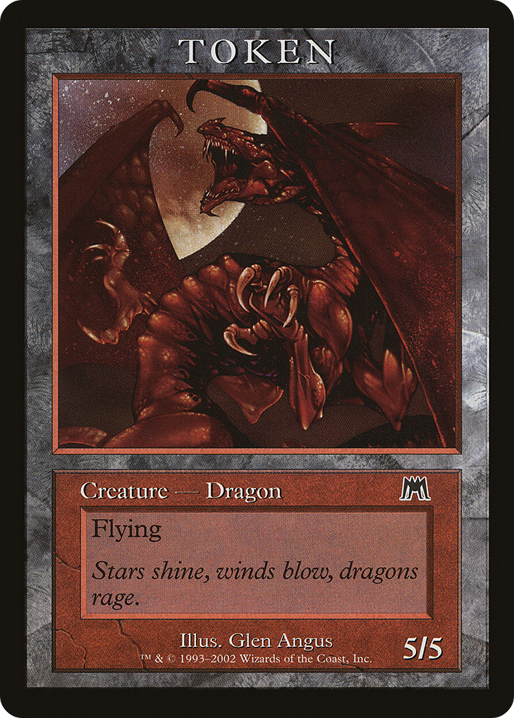 {T} Dragon Token [Magic Player Rewards 2002][TPR2 007] - Misty Mountain Games