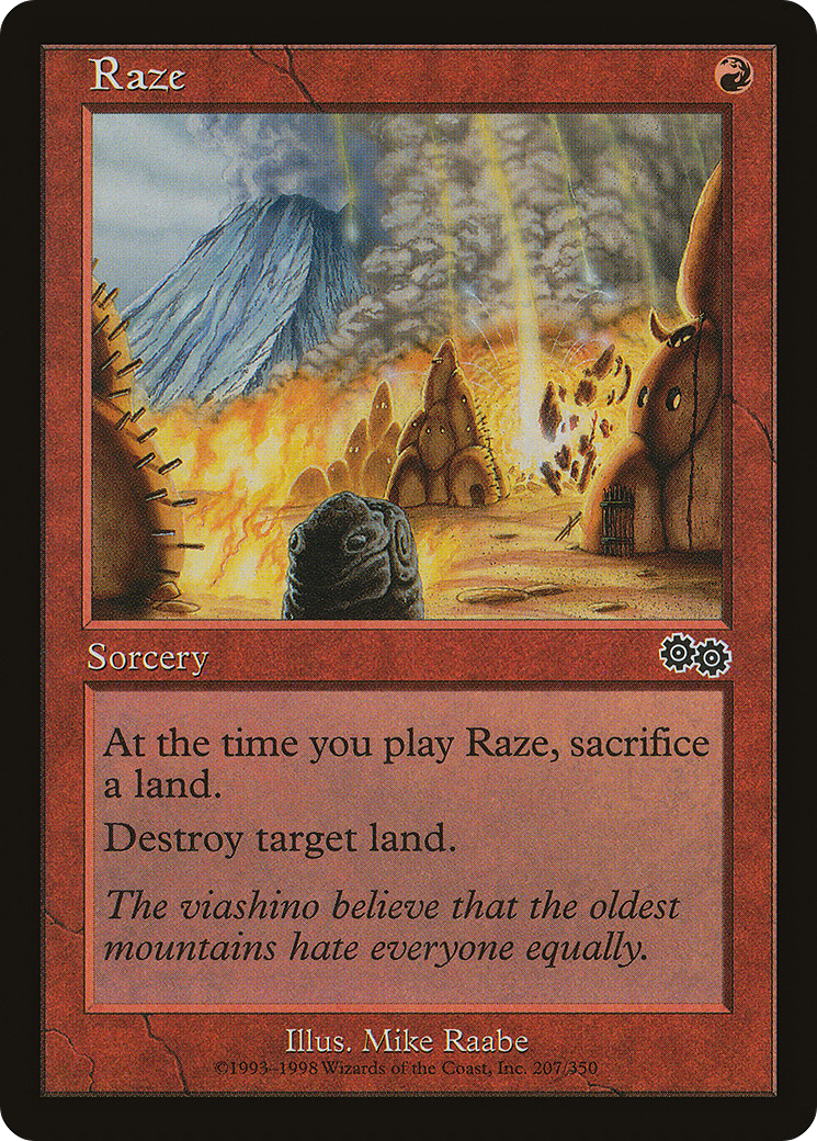 {C} Raze [Urza's Saga][USG 207]
