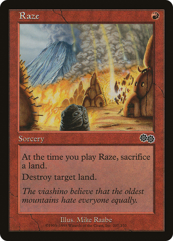 {C} Raze [Urza's Saga][USG 207]