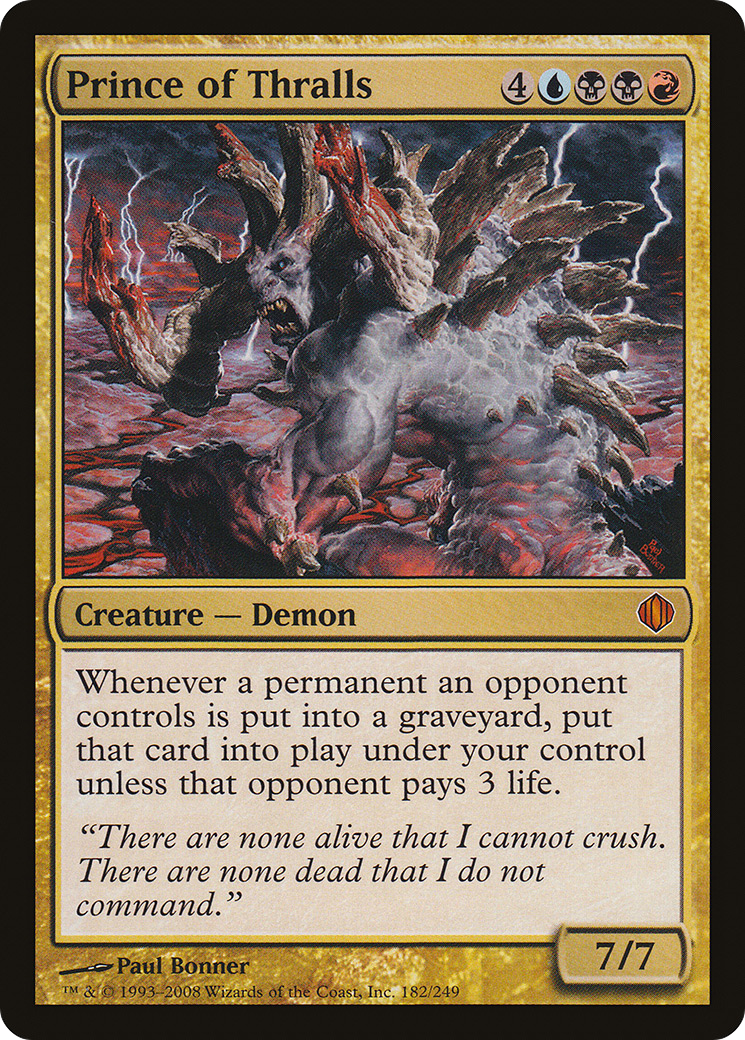 {R} Prince of Thralls [Shards of Alara][ALA 182] - Misty Mountain Games