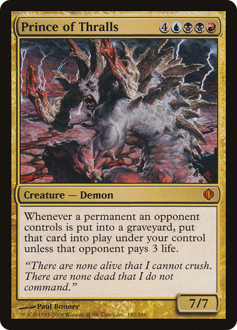 {R} Prince of Thralls [Shards of Alara][ALA 182]