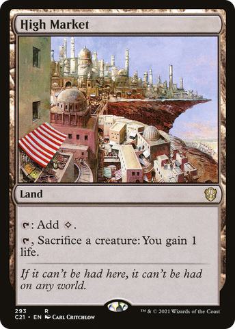 {R} High Market [Commander 2021][C21 293]