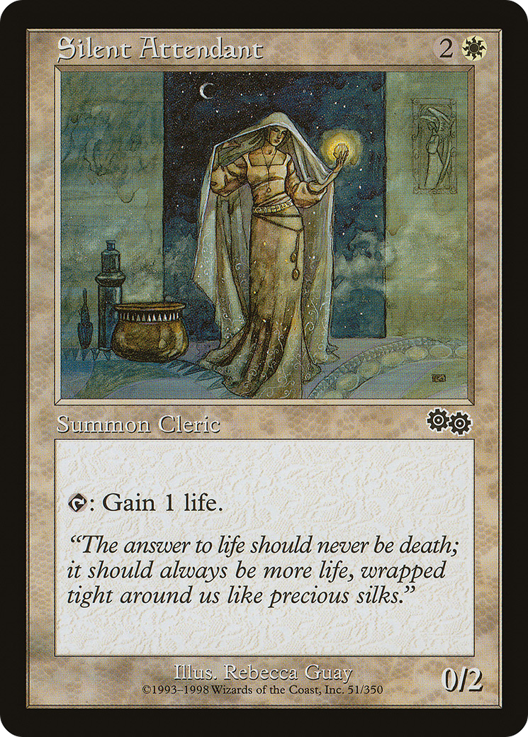 {C} Silent Attendant [Urza's Saga][USG 051]