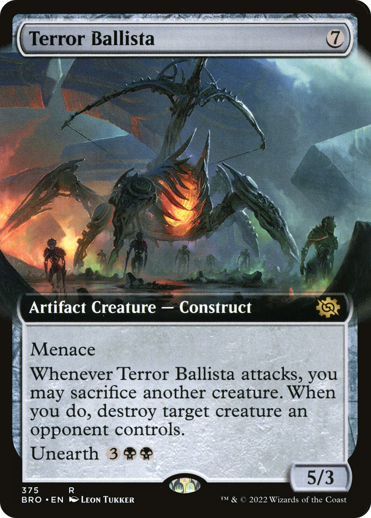 {R} Terror Ballista (Extended Art) [The Brothers' War][BRO 375]