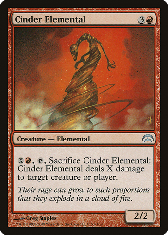{C} Cinder Elemental [Planechase][HOP 051]