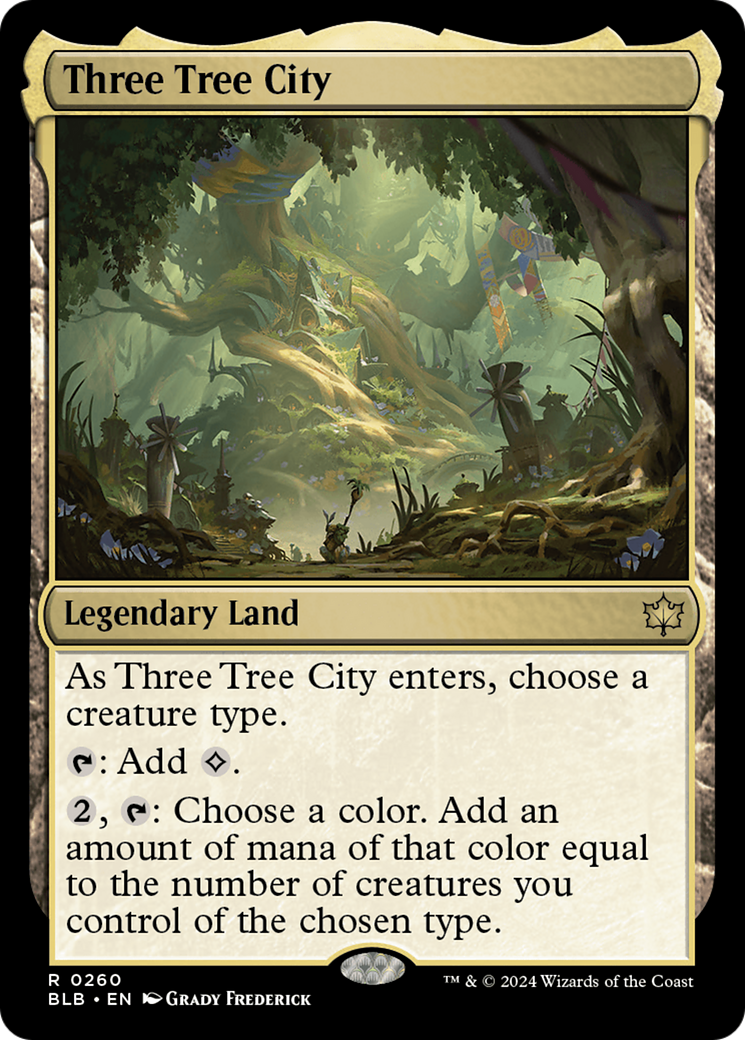 {@R} Three Tree City [Bloomburrow][BLB 260]