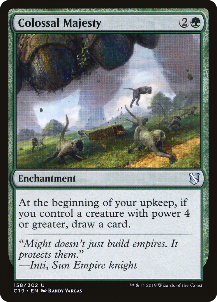 {C} Colossal Majesty [Commander 2019][C19 158]