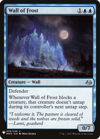 {C} Wall of Frost [Mystery Booster][LS MM3 056]