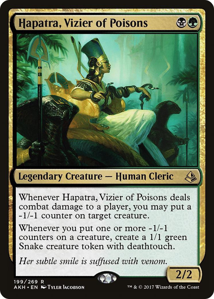 {R} Hapatra, Vizier of Poisons [Amonkhet][AKH 199]