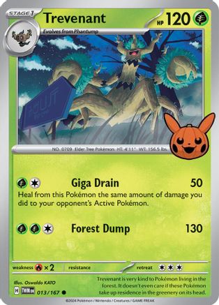 [PKM] Trevenant (013/167) [Trick or Trade 2024]