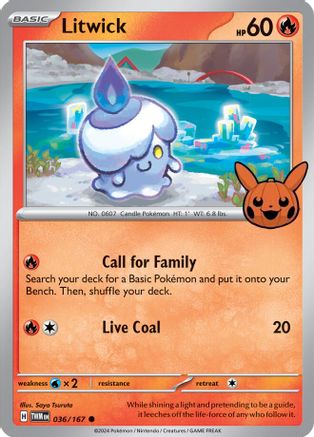 [PKM] Litwick (036/167) [Trick or Trade]