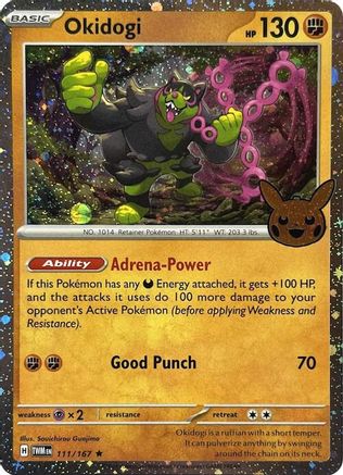 [PKM] Okidogi (111/167) (Cosmos Holo) [Trick or Trade]