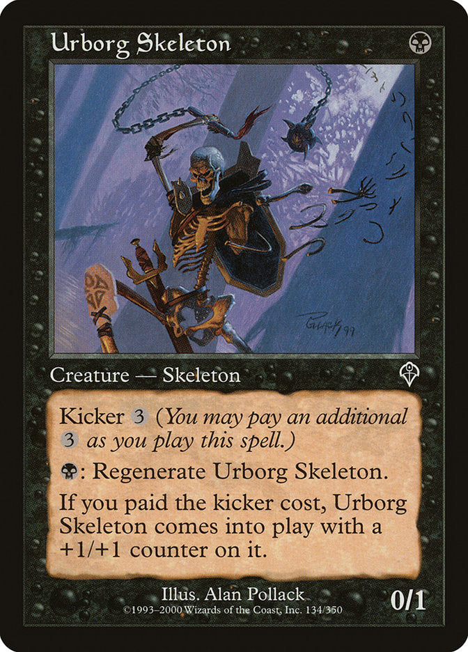 {C} Urborg Skeleton [Invasion][INV 134]