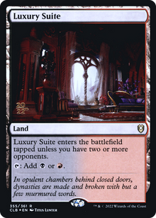 {R} Luxury Suite [Commander Legends: Battle for Baldur's Gate Prerelease Promos][PR CLB 355]