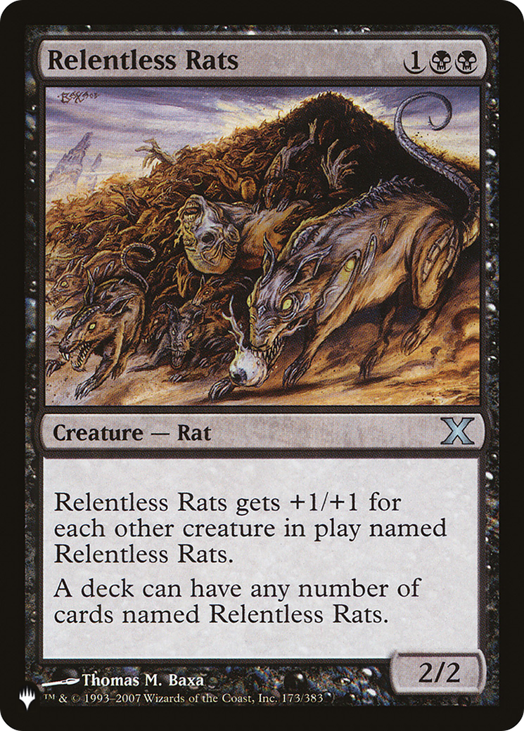 Relentless Rats [LIST 173/383]