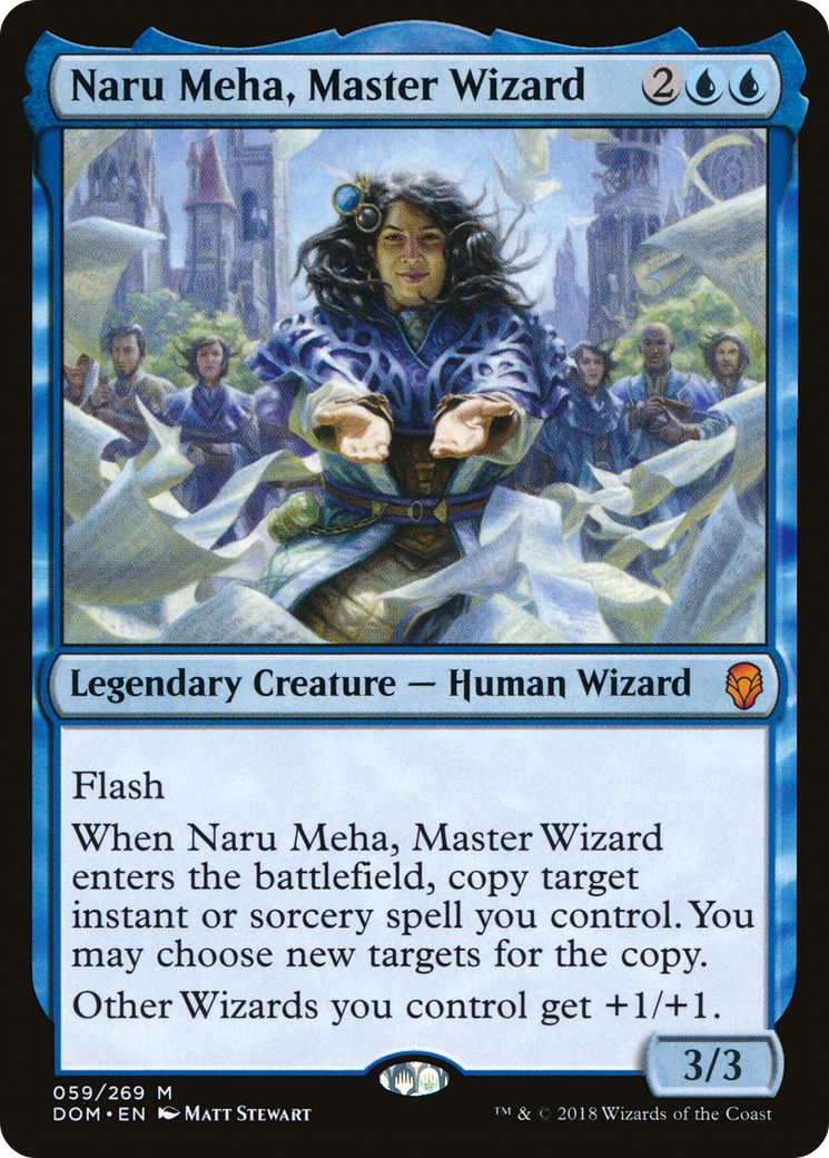 {R} Naru Meha, Master Wizard [Dominaria][DOM 059] - Misty Mountain Games