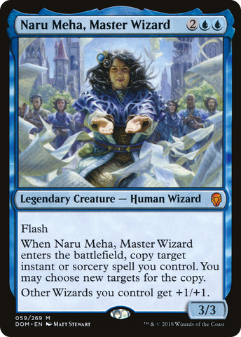 {R} Naru Meha, Master Wizard [Dominaria][DOM 059]