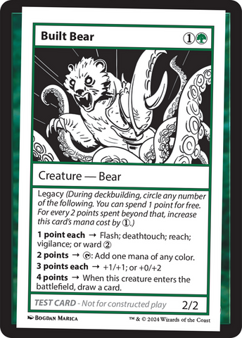 {C} Built Bear [Mystery Booster 2 Playtest Cards][MB2 PLAYTEST]