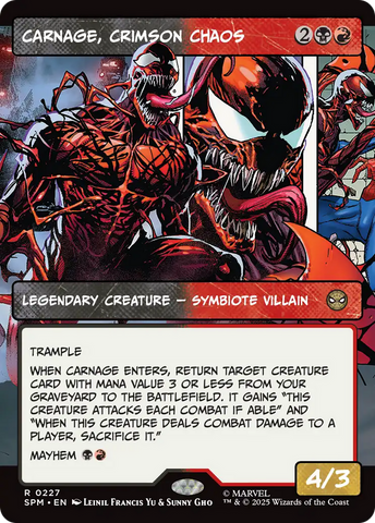 {@@ SPM R} Carnage, Crimson Chaos (Borderless) [Marvel's Spider-Man] [SPM 227]