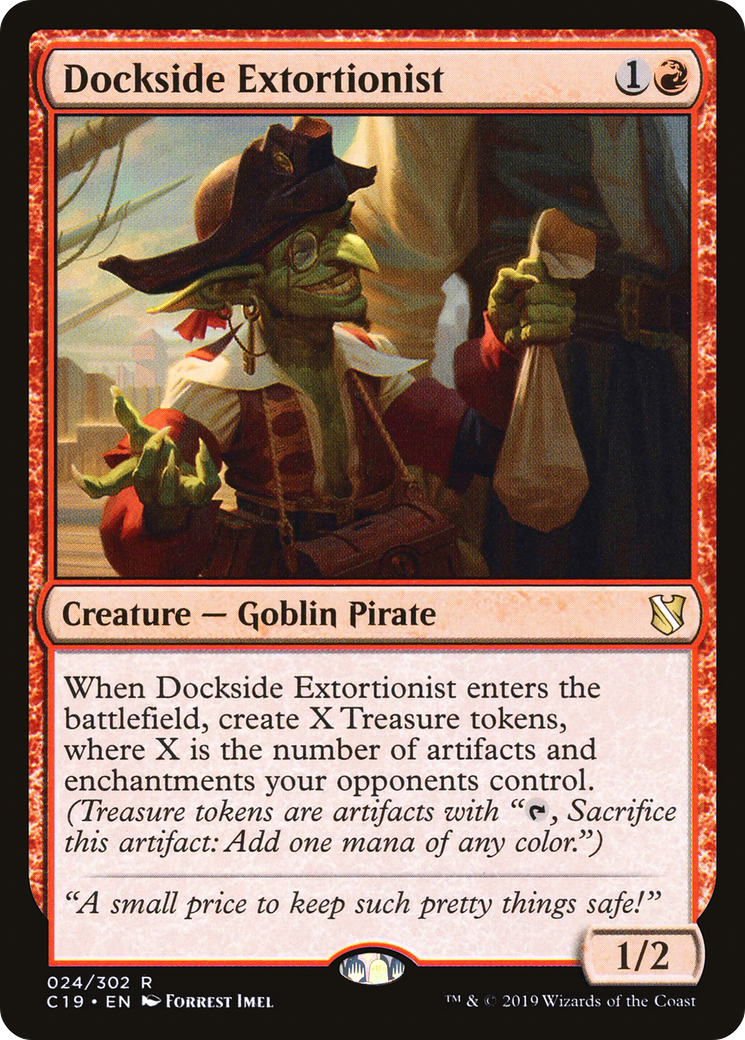 {R} Dockside Extortionist [Commander 2019][C19 024]