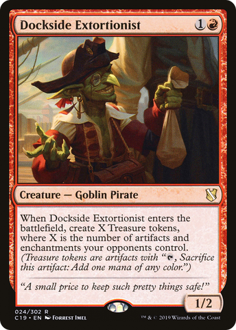 {R} Dockside Extortionist [Commander 2019][C19 024]