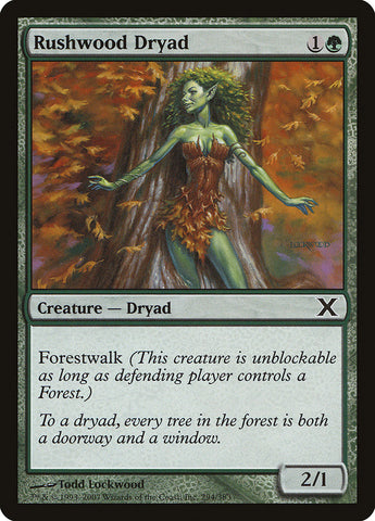 {C} Rushwood Dryad [Tenth Edition][10E 294]