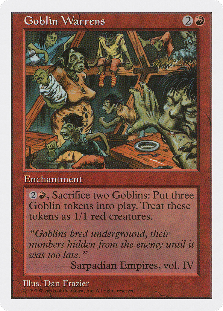 {R} Goblin Warrens [Fifth Edition][5ED 238]