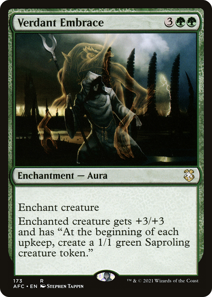 {R} Verdant Embrace [Dungeons & Dragons: Adventures in the Forgotten Realms Commander][AFC 173]