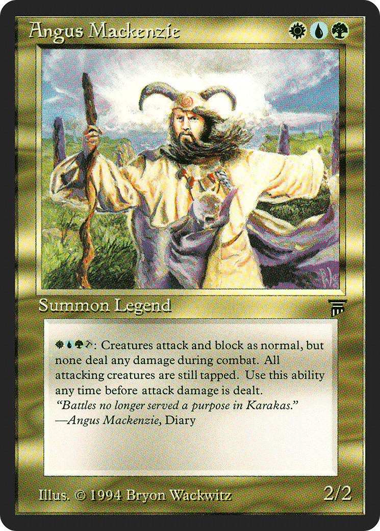 {R} Angus Mackenzie [Legends][LEG 217]