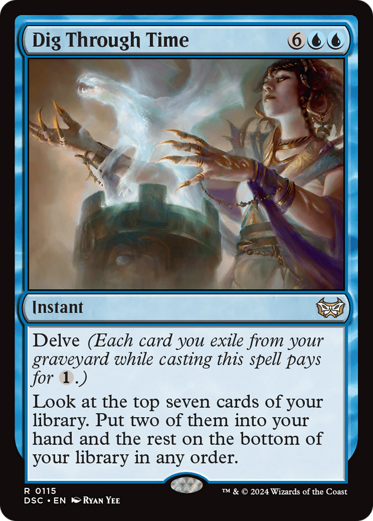 {R} Dig Through Time [Duskmourn: House of Horror Commander][DSC 115]