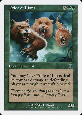 {C} Pride of Lions [Seventh Edition][7ED 261]