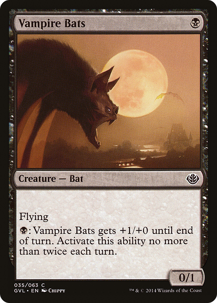 {C} Vampire Bats (Garruk vs. Liliana) [Duel Decks Anthology][GVL 035]