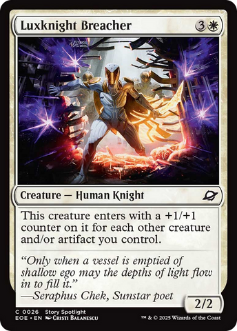 {@@ EOE C} Luxknight Breacher [Edge of Eternities][EOE 026]