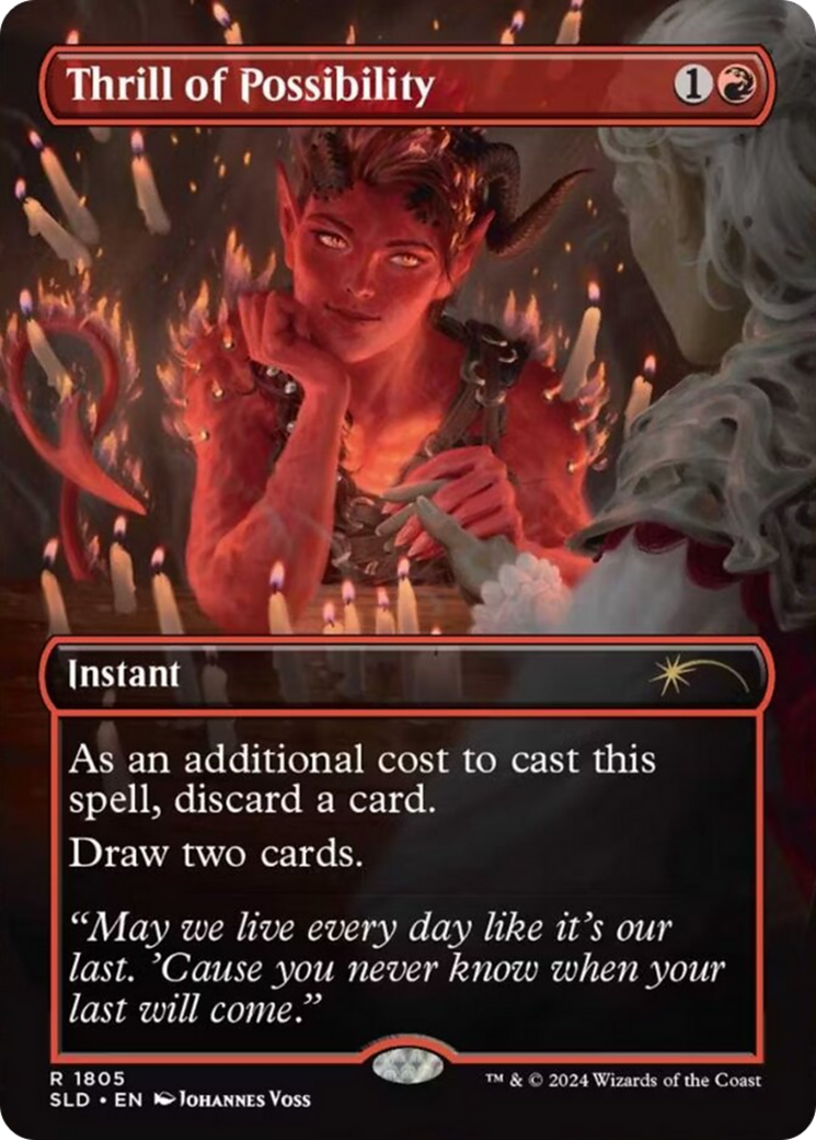 Thrill of Possibility [SLD-1805]  (Borderless) Foil