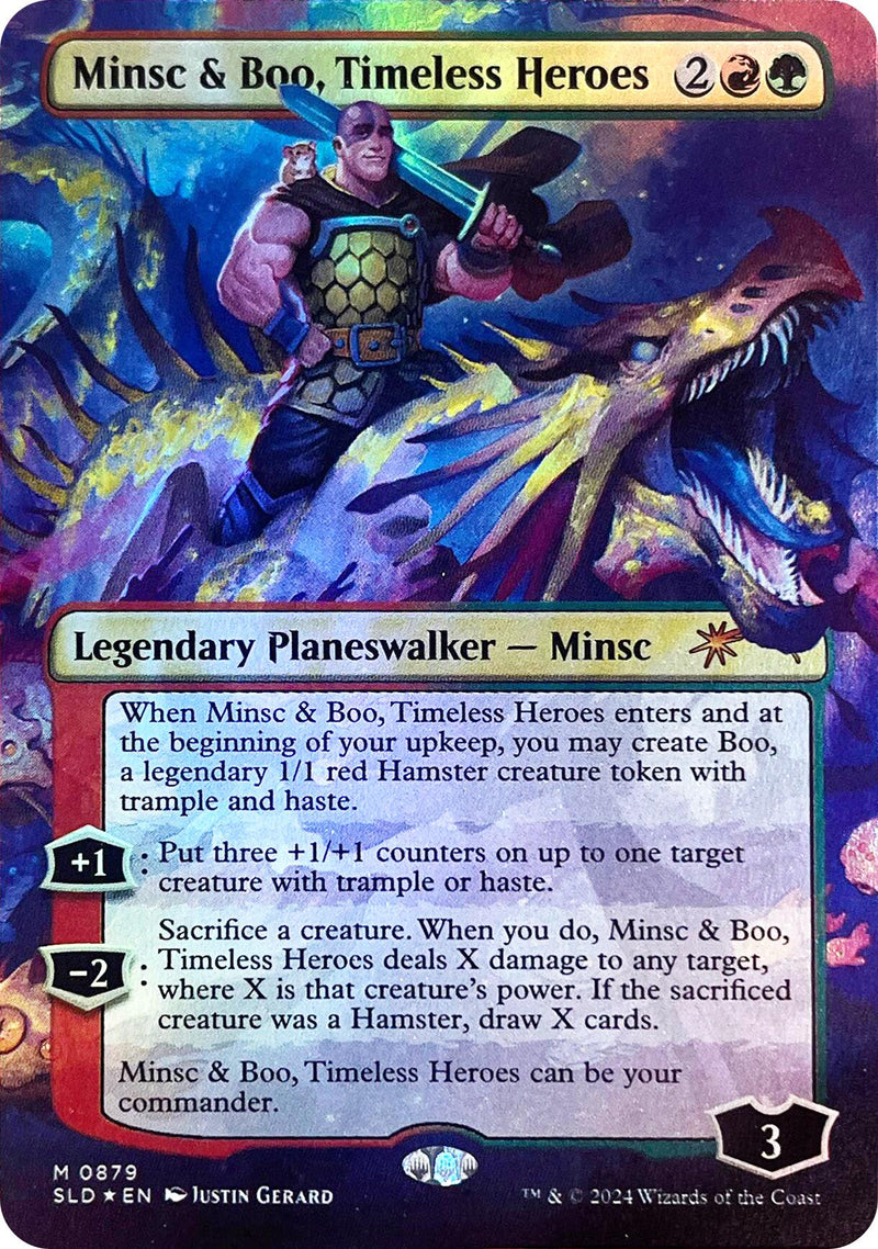 {R} Minsc & Boo, Timeless Heroes (Rainbow Foil) [Secret Lair Drop Series][SLD 879]