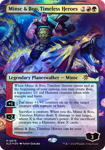 {R} Minsc & Boo, Timeless Heroes (Rainbow Foil) [Secret Lair Drop Series][SLD 879]