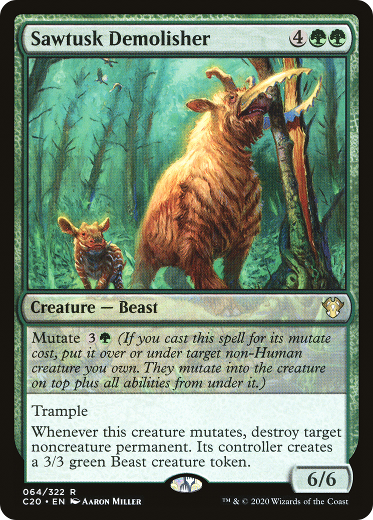{R} Sawtusk Demolisher [Commander 2020][C20 064]