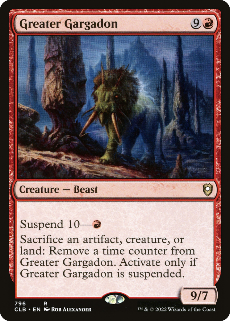 {R} Greater Gargadon [Commander Legends: Battle for Baldur's Gate][CLB 796]