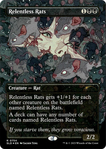 {R} Relentless Rats (754) [Secret Lair Drop Series][SLD 754]