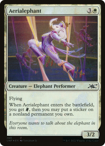 {C} Aerialephant (Galaxy Foil) [Unfinity][UNF 288]