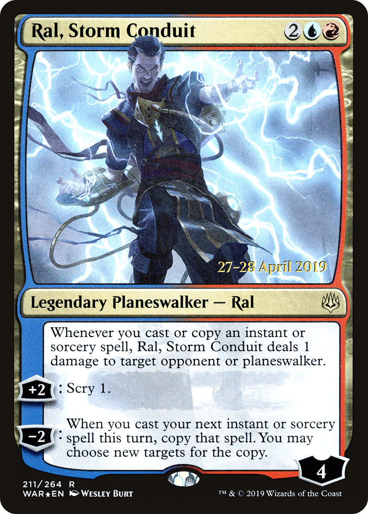 {R} Ral, Storm Conduit [War of the Spark Prerelease Promos][PR WAR 211] - Misty Mountain Games
