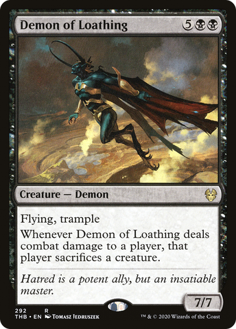 {R} Demon of Loathing [Theros Beyond Death][THB 292]