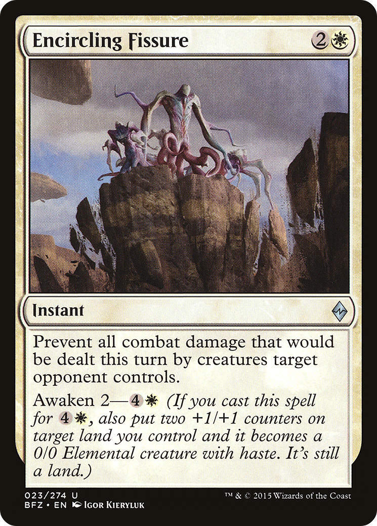 {C} Encircling Fissure [Battle for Zendikar][BFZ 023]